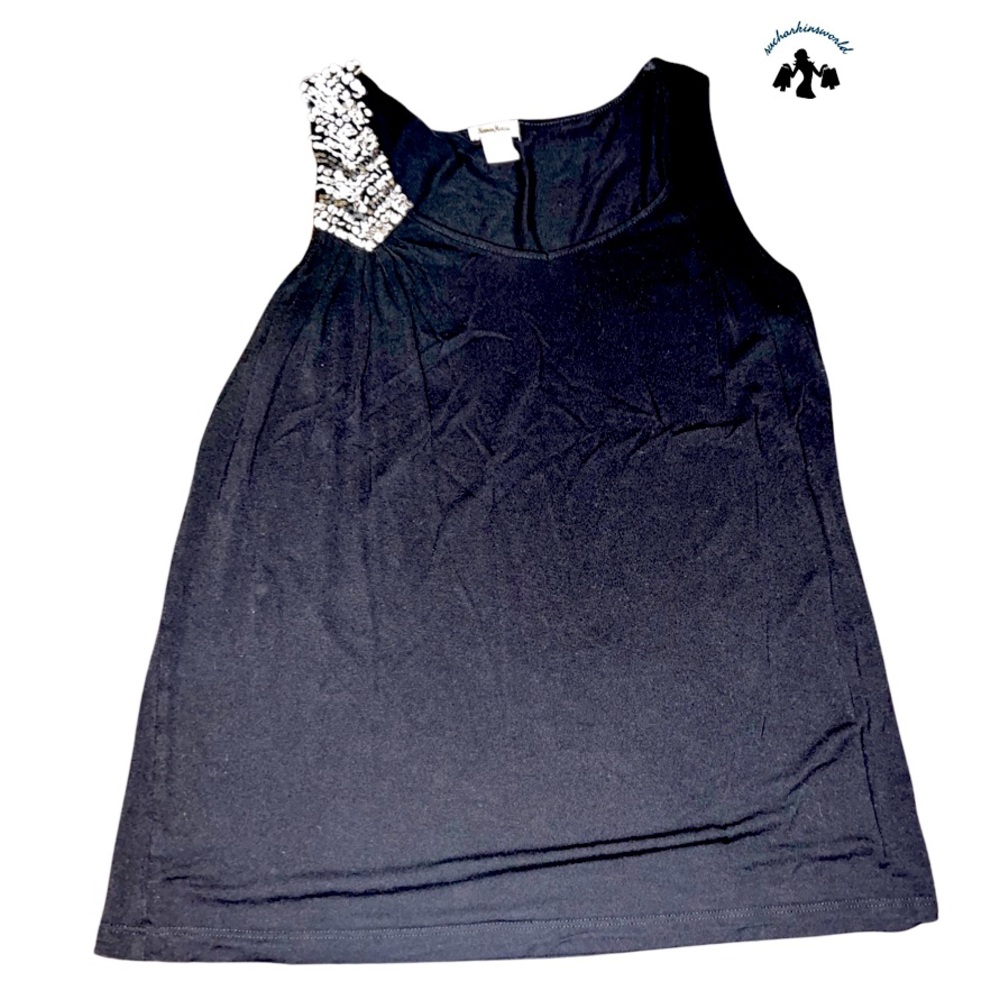 Neiman Marcus Black Tank - Size M